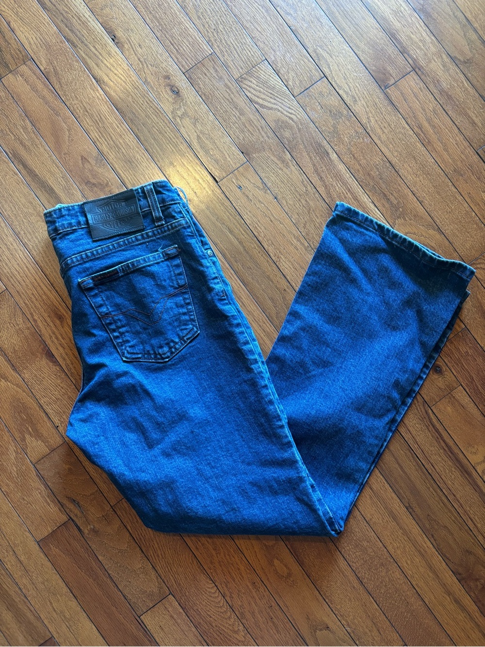Vintage Harley-Davidson Boot Cut Jeans Y2K Western Rock Women’s 8p